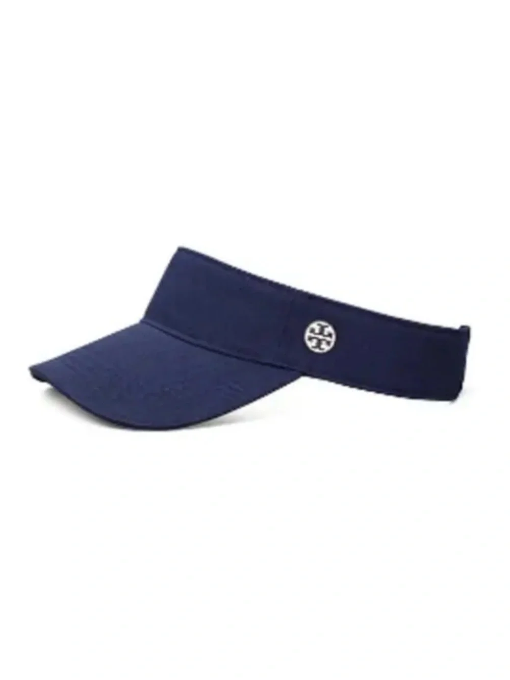 Tory Burch Navy Blue Logo Visor